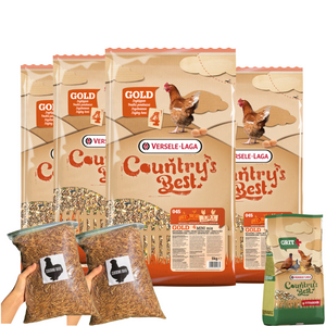 Versele-Laga Large Flock Bundle (4 x5KG Mini Mix with Mealworms!) (With Grit)